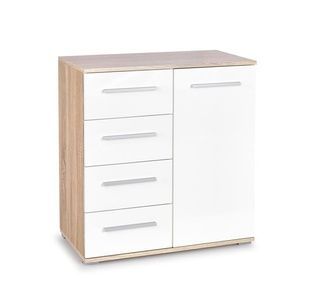 Comoda LIMA KM-2 (alb/sonoma)