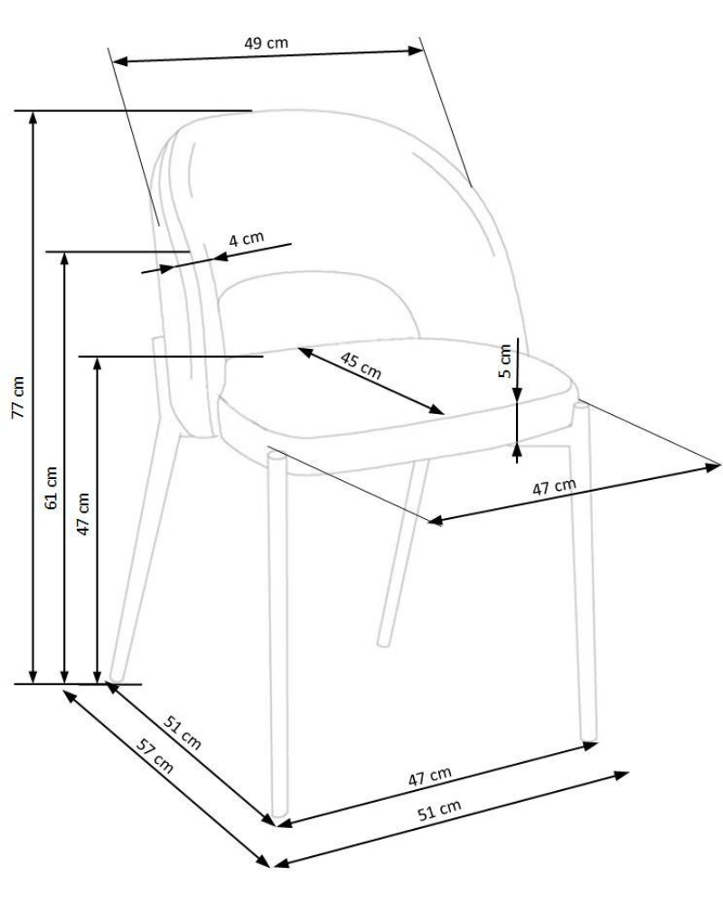 Scaun K373 (bej)