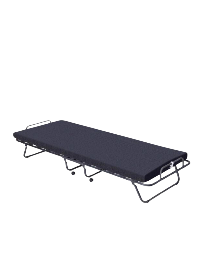 Pat pliant Classic cu saltea A-1 (1900x800) carcasa negru