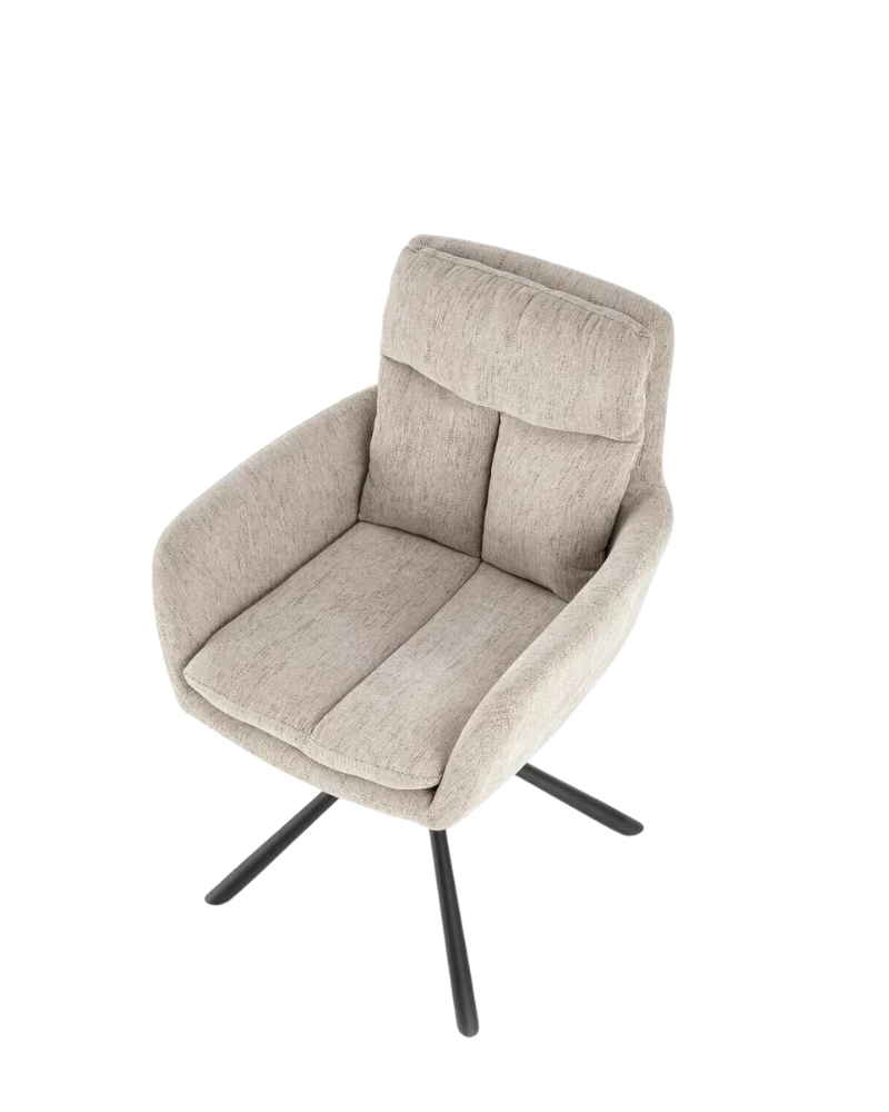 Fotoliu rotativ K495 (bej)