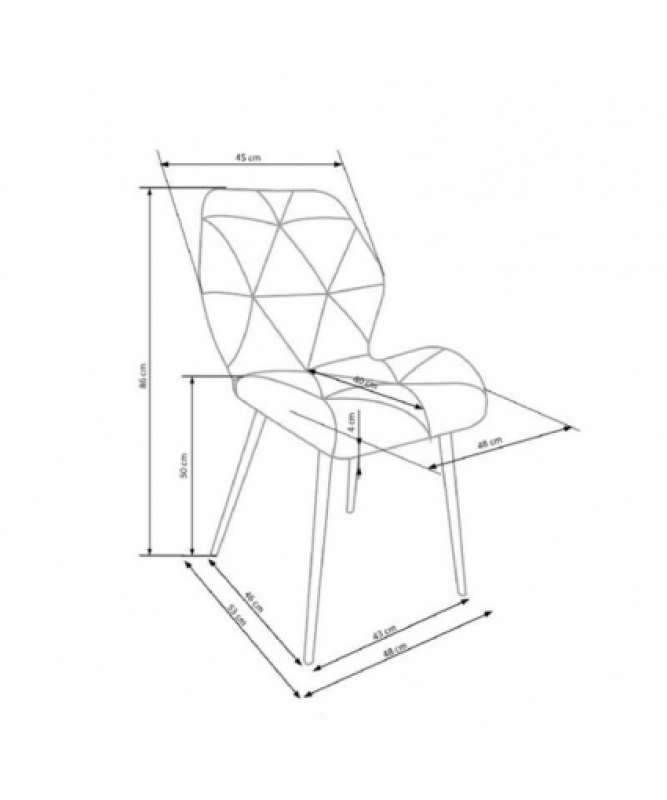 Scaun K453 (gri)