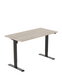 Masa cu suport electric ET114 E BK, blat K019 gri, 1400x700 (ET1)