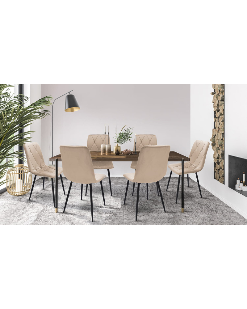Scaun Piado SD-276628 metal/velur