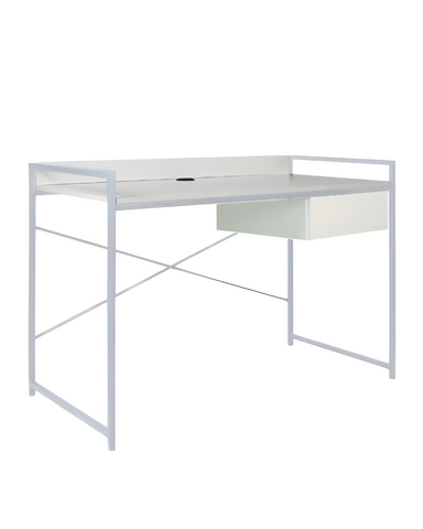 Masa OXFORD cu sertar, alb (1160x610x750/830 alb)