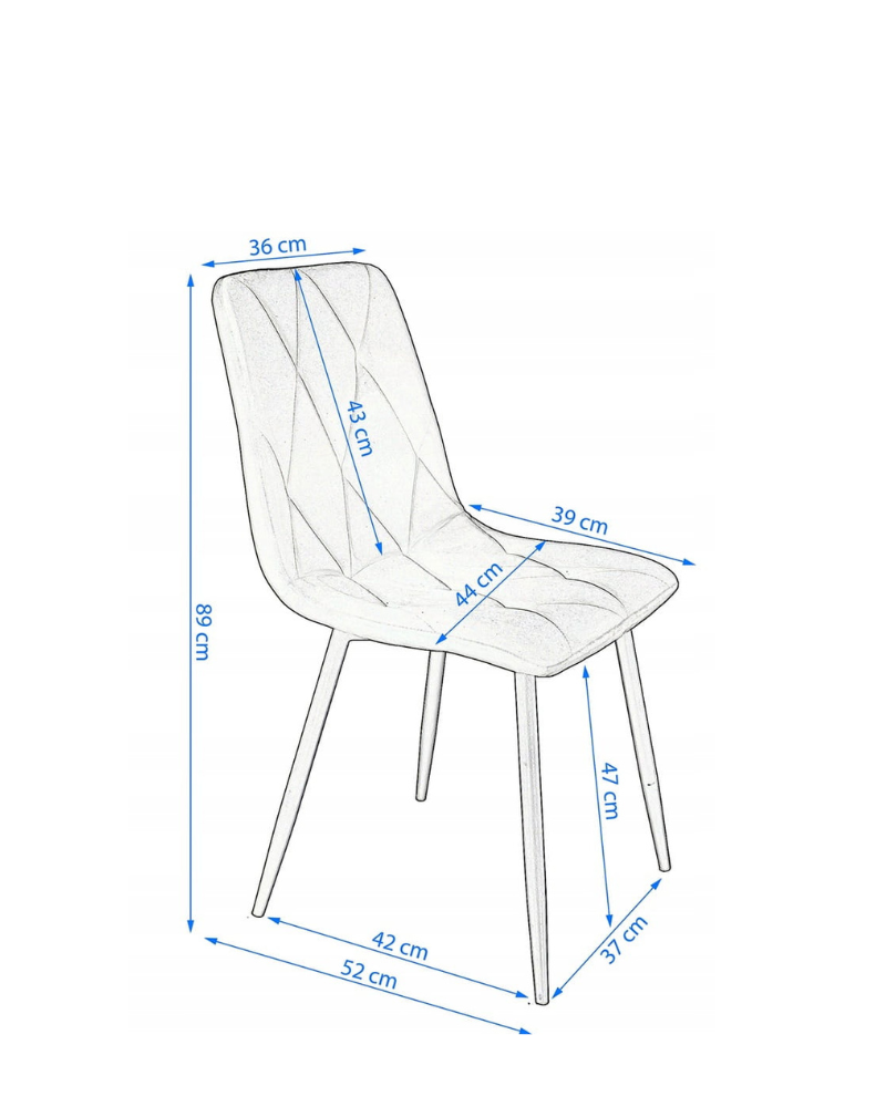 Scaun Piado gri SD-276642